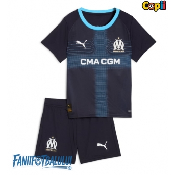 Olympique de Marseille Echipament de Fotbal Replică 2025-26 Copii Deplasare (+ Șorturi)